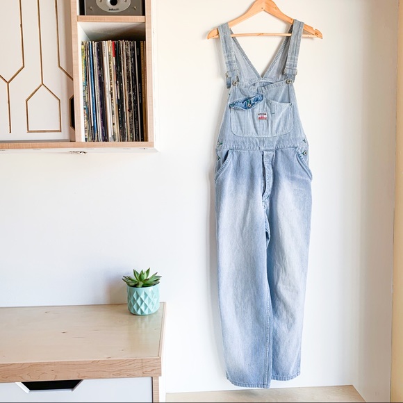 Vintage Denim - 90s VINTAGE keystone overalls - distressed denim💙